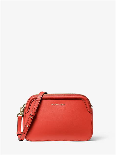 houston large crossgrain leather crossbody bag michael kors|Michael Kors kinginton crossbody bag.